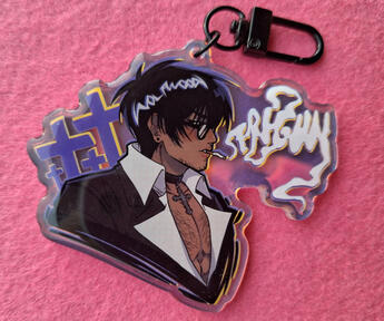 Wolfwood Bust - Trigun smoke - Charm