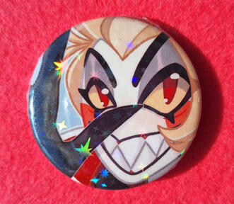Lucifer Button Pin