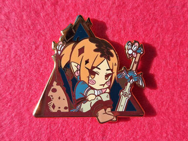 Kenma x BOTW Enamel Pin