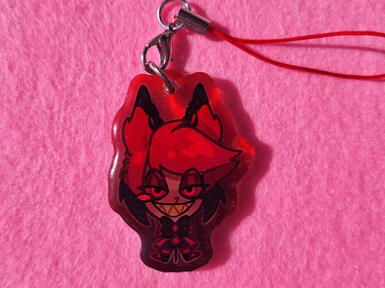 Silly Alastor Phone Charm